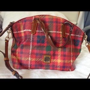 Dooney and Bourne plaid purse